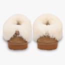 Ladies Holly Full Back Sheepskin Slipper Chestnut Extra Image 6 Preview